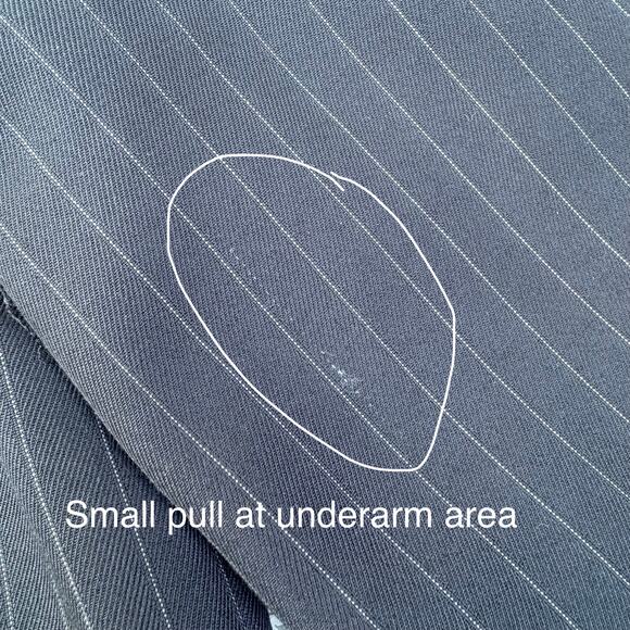 Chaps Blazer Boys Kids Sz 10 Regular Black Pinstripe Two Button Single Breasted - Picture 11 of 11